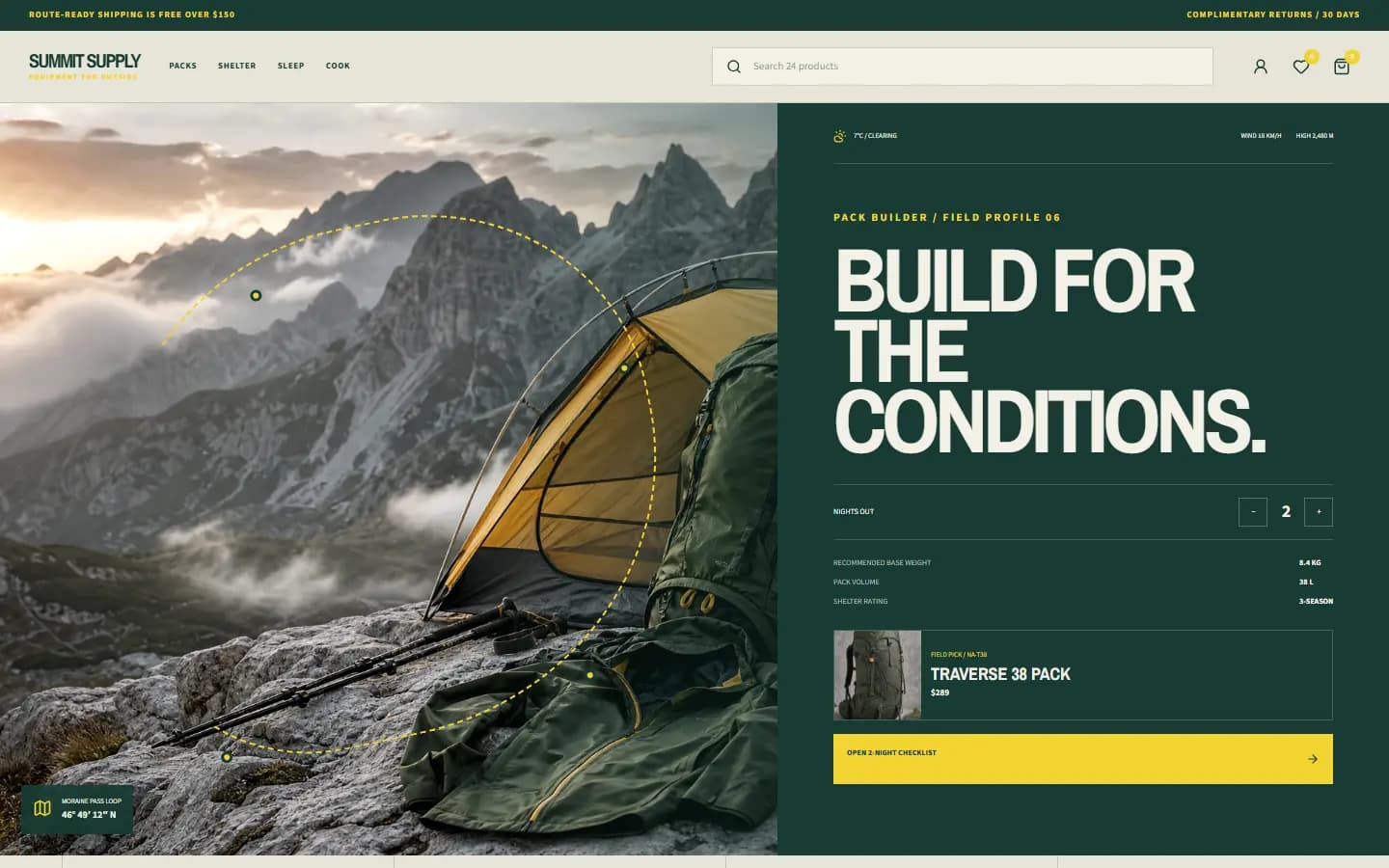 SUMMIT SUPPLY — Home website screenshot