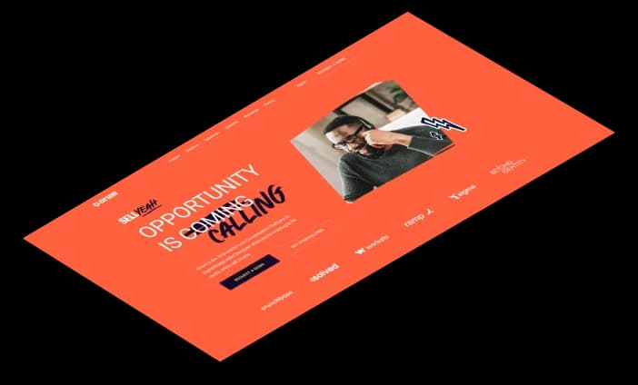 Landing Pages interface illustration