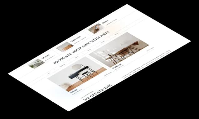 Website Redesign interface illustration